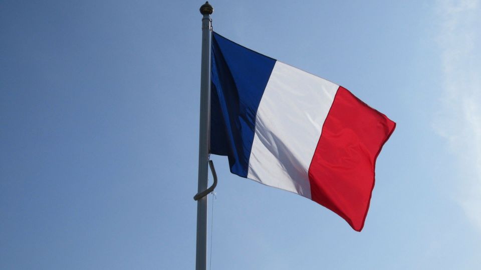 drapeau de la France bleu blanc rouge